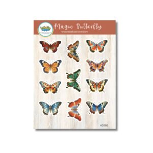 elegant rose rustic rose kiss cut stickers | floral stickers for scrapbooking & planners