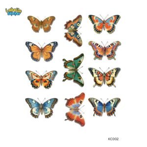 elegant rose rustic rose kiss cut stickers | floral stickers for scrapbooking & planners